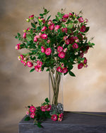 30.5" Rambling Rose Silk Flower Stem Spray S5095