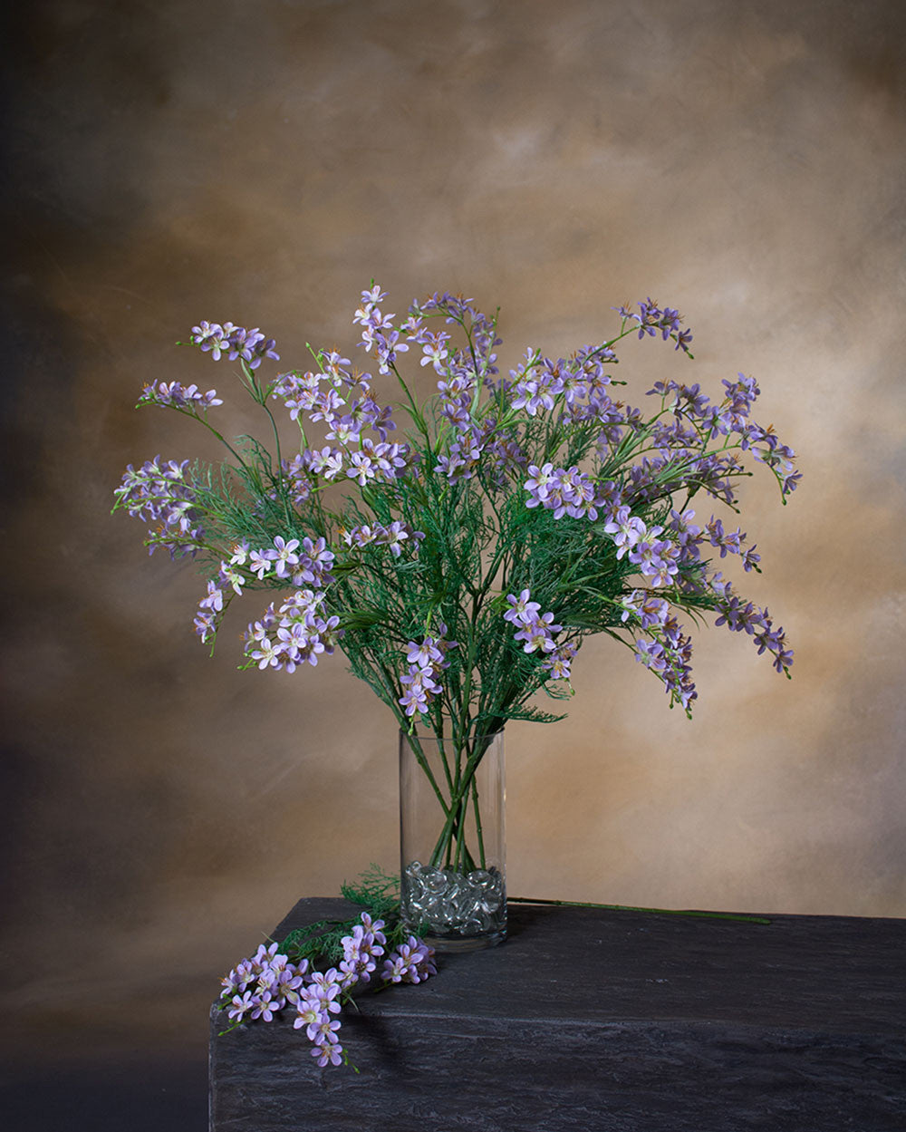 30" Mini Freesia Faux Flower Stem Spray