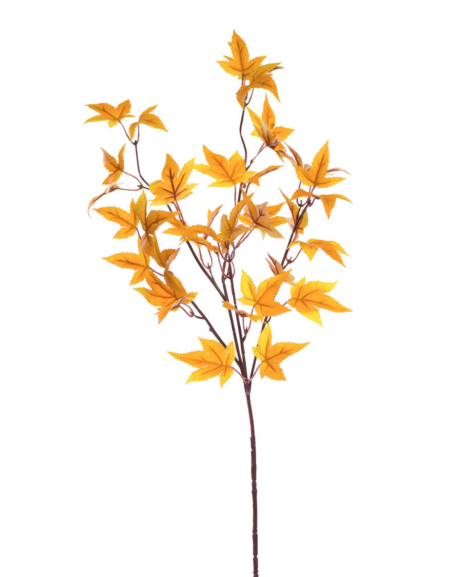 32" Maple Leaf Artificial Foliage Stem Spray S6028-TTYE