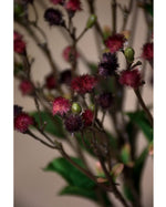28" Budding Thistle Artificial Foliage Stem Spray S6032