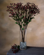 28" Budding Thistle Artificial Foliage Stem Spray S6032