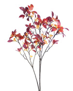 43" Sandcherry & Berries Artificial Foliage Stem Spray S6037-ORBR