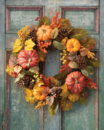 Pumpkins & Berries Autumn Wreath WRA243-NA