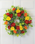 Poppy & Lilac Wreath WRA258-MP