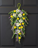 Daisy, Hydrangea & Lavender Teardrop WRA264-MS