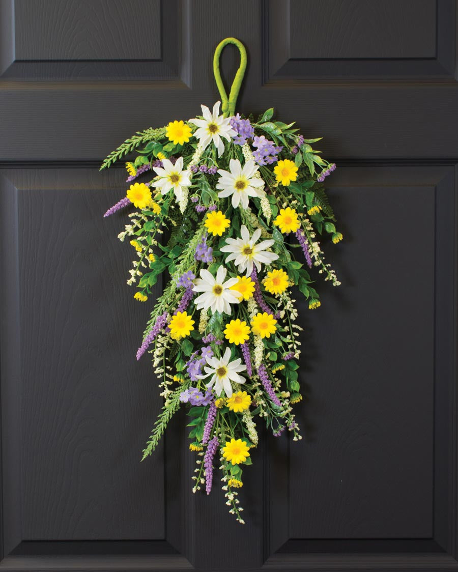 Daisy, Hydrangea & Lavender Teardrop WRA264-MS