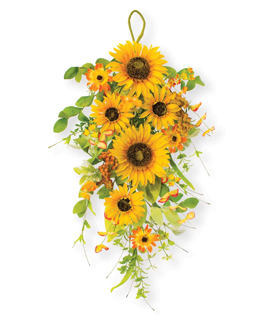 Sunflower Daydream Teardrop WRA278-YE