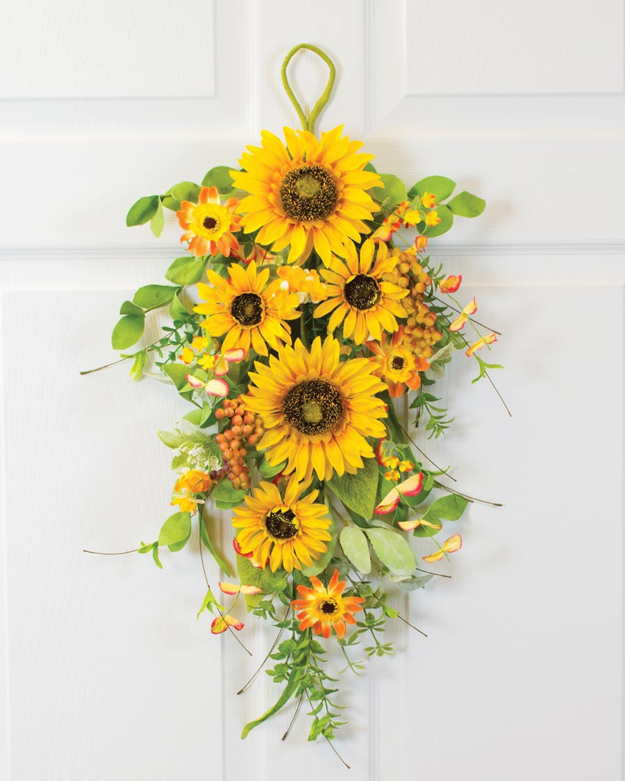 Sunflower Daydream Teardrop WRA278-YE