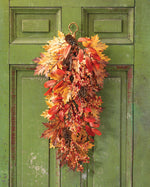 Harvest Berries & Pinecones Artificial Autumn Teardrop WRA305-NA